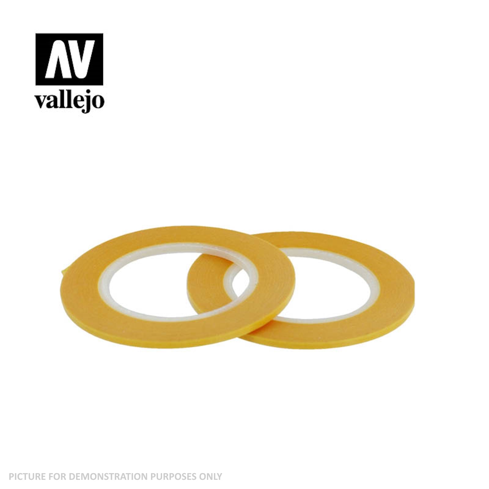 Vallejo Hobby Tools - Precision Masking Tape 2mmx18m - Twin Pack